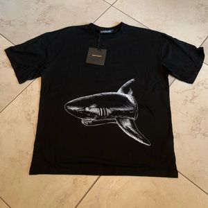 Nwt palm angels shark graphic T shirt size Large